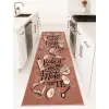  Konyhai szőnyeg Gusto 60x180cm Terra sodrófás