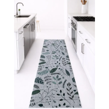  Konyhai szőnyeg Mat 65x200cm Leveles Zöld Szürke lakástextília
