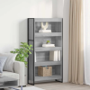  Könyvespolc 2 pcs Szürke Sonoma 80 x 30 x 155 cm Faanyag