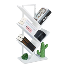  Könyvespolc 4 rekeszes fehér bútor