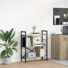 Könyvespolc Sonoma tölgy 75 x 30 x 91 cm Faanyag bútor