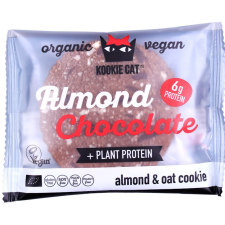 Kookie cat bio vegán gluténmentes mandulás zabkeksz, protein csoki 50 g csokoládé és édesség