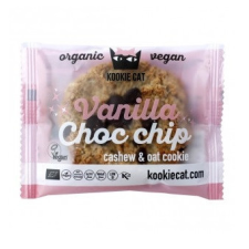 Kookie Cat bio vegán kesudiós zabkeksz vanília-csoki 50 g csokoládé és édesség