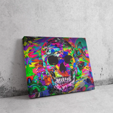  Koponya Absztrakt Látványban - Pop Art Vászonkép dekoráció