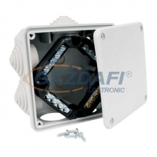Kopos 8111 KA Zárt falon kívüli doboz sorkapoccsal IP54 117x117x58 mm villanyszerelés