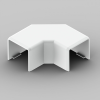 Kopos 8623 HB fehér sarokidom LHD 20x20 csatornához