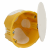 Kopos Elektro Gipszkarton doboz 1-es, d73mm, 45mm mély, univerzális, sárga, fedéllel KUL 68-45/LD2 NA Kopos