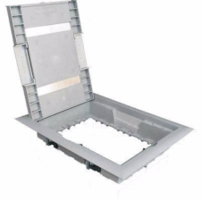 Kopos Elektro Padlódoboz keret 330x260 sötétszürke 6-8 modulos, KOPOBOX 80 LB Kopos villanyszerelés