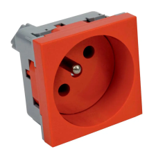 Kopos QP 45X45 BB QUADRO 2P+f PIN dugalj piros villanyszerelés