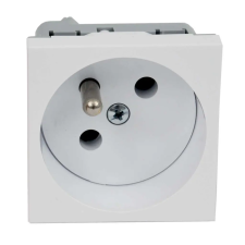 Kopos QP 45X45 HB QUADRO 2P+f PIN dugalj fehér villanyszerelés