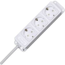 Kopp 127002013 Hálózati elosztó 3 részes, fehér,1,4m (k127002013) hosszabbító, elosztó