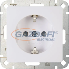 Kopp 920602002 HK05 dugalj földelt, 57x57x41mm Süllyesztett 250V 16A IP20 villanyszerelés