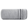  Koral pamut törölköző jacquard csíkos szegéllyel Ezüst 50x90 cm