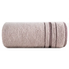 Koral pamut törölköző jacquard csíkos szegéllyel Pasztell rózsaszín 50x90 cm