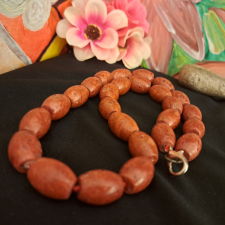  Korall  gyöngysor 48 cm-rs nyaklánc