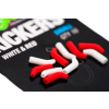  Korda Green Kickers Small- Red-White - kötésvédő és horogbefordító 10db (KICK10)