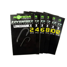  Korda Horog Long Shank X Hook 8-as méret (KLSX8) horog