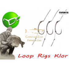  Korda - Loop Rigs Klor 8B - 30Lb - 3Db (Krr018) Előkötött Komplett Előke Horoggal horog