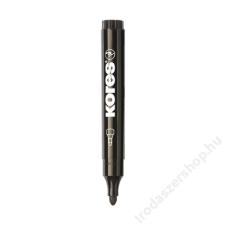 KORES Alkoholos marker, 3-5 mm, kúpos, KORES Marka, fekete (IK20930) filctoll, marker