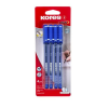 KORES Golyóstoll, 1,0 mm, kupakos, háromszögletű, KORES "K1-M", kék