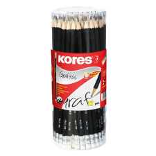 KORES Grafitceruza radírral, HB, hatszögletű, (IK92672) (IK92672) ceruza