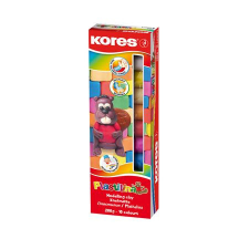  KORES Gyurma, 200 g, 10 szín, KORES &quot;Plastilina&quot; gyurma