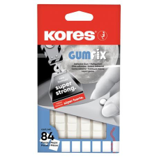 KORES Gyurmaragasztó, 84 kocka/csomag, KORES "Gumfix" ragasztó