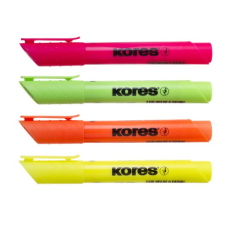 KORES High Liner Plus 0.5-5mm Szövegkiemelő készlet 4 szín filctoll, marker
