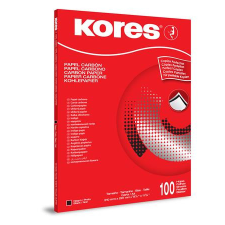 KORES Indigó, A4, gépi, KORES, 100 lap, fekete indigó