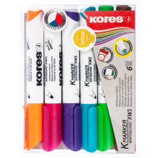 KORES K-Marker 3-5 mm Alkoholos marker kúpos - Vegyes szín (6 db) (20902) filctoll, marker