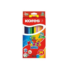 KORES Kolores Jumbo színes ceruza készlet 24 különböző szín (93524) színes ceruza
