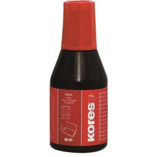 KORES KORES Bélyegzőfesték, 28 ml, KORES, piros bélyegző