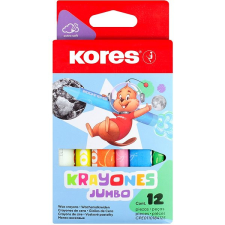 KORES KRAYONES JUMBO Háromszögletű 12 szín színes ceruza