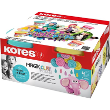 KORES Magik Clay Pastel LOLLIPOPZ, 4× 40 g kreatív és készségfejlesztő