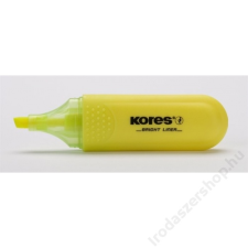 KORES Szövegkiemelő, 1-5 mm, KORES, sárga (IK36101) filctoll, marker