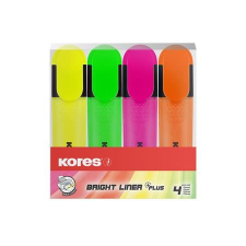 KORES szövegkiemelő készlet 0,5-5 mm 4 szín (36140) filctoll, marker