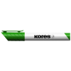  KORES Tábla- és flipchart marker, 1-3 mm, kúpos, KORES "K-Marker", zöld