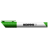 KORES Tábla- és flipchart marker, 3 mm, kúpos, KORES "K-Marker XW1", zöld