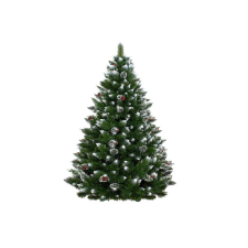 KORLEAND Műfenyő havas ágvéggel, tobozzal díszitve - 180 cm műfenyő