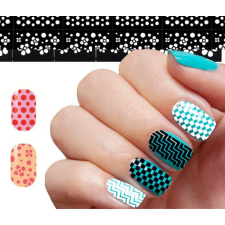  Köröm dekorációs sablon, köröm matrica műkörmös sablon