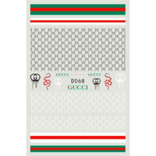Körömmatrica - D068 Fashion körömdíszítő
