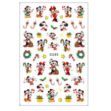 Körömmatrica - D285 Karácsony Mickey körömdíszítő