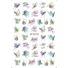  Körömmatrica - XF3370 - virág körömdíszítő