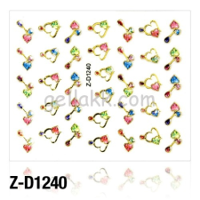 Körömmatrica Z-D1240 körömdíszítő