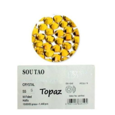 Körömstrassz cyrkonie - SS5 - Topaz - 1440db körömdíszítő