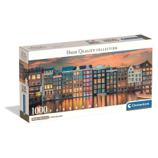 KORREKT WEB Amsterdam Bright 1000 db-os panorama Compact puzzle Clementoni puzzle, kirakós