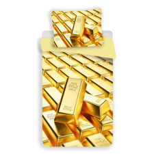 KORREKT WEB Aranyrúd Gold ágyneműhuzat 140×200cm, 70x90 cm microfibre lakástextília