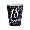 KORREKT WEB B&C Happy Birthday 18 papír pohár 6 db-os 200 ml