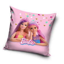 KORREKT WEB Barbie Friends párnahuzat 40x40 cm Velúr lakástextília