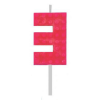 KORREKT WEB Building Blocks Red, Építőkocka tortagyertya, számgyertya 3-as